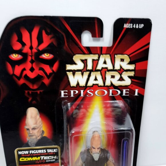 1998 Hasbro Star Wars Episode I Ki-Adi Mundi Action Figure New with Lightsaber - Picture 4 of 5